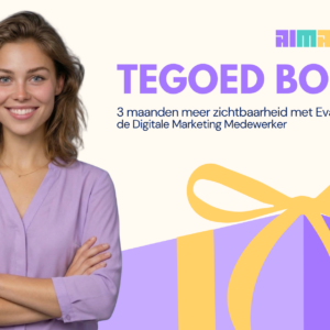 AIMAZE-tegoedbon voor 3 maanden Eva, de Digitale Marketing Medewerker